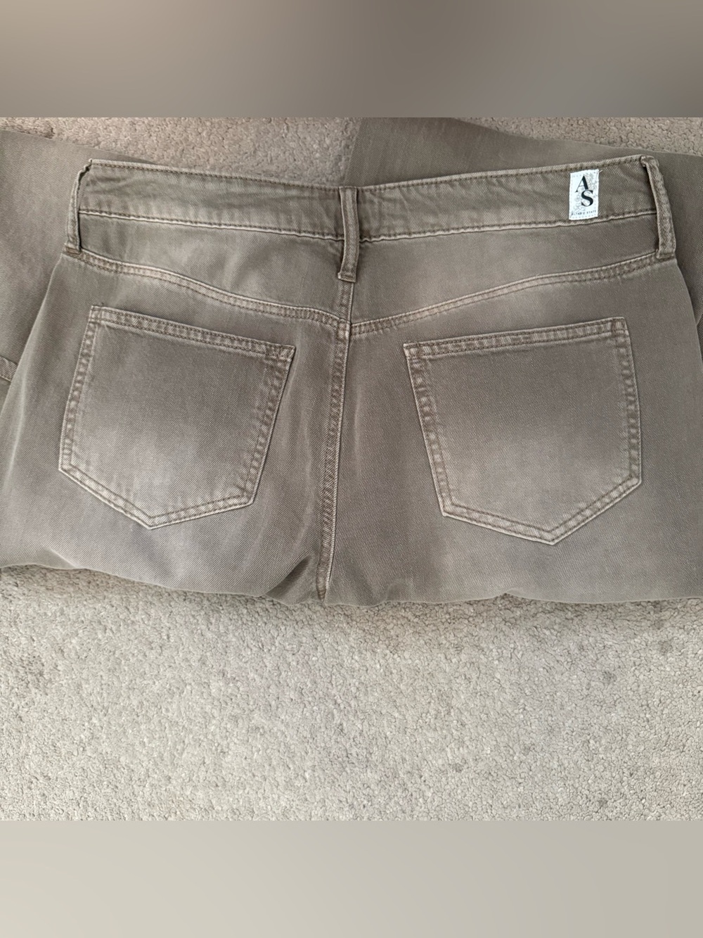 Altard State-Wide Leg Cuffed Jeans in Taupe - Picture 5 of 5